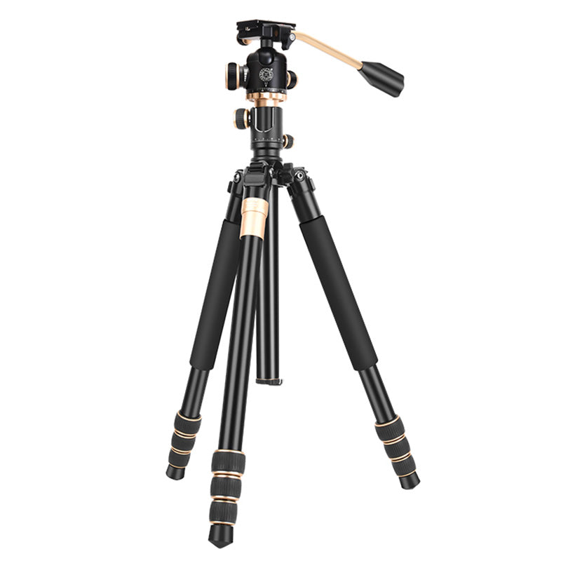 QINGZHUANGSHIDAI Q888 Portable Aluminium Alloy Photography Horizontal Tripod Monopod Stand with Ball Head for DSLR Camera QINGZHUANGSHIDAI Q888 Portable Aluminium Alloy Photography Horizontal Tripod Monopod Stand with Ball Head for DSLR Camera